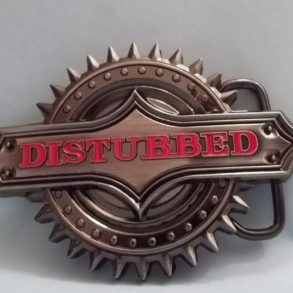 Official Collectors Disturbed Belt Buckle  Unisex - Picture 1 of 4